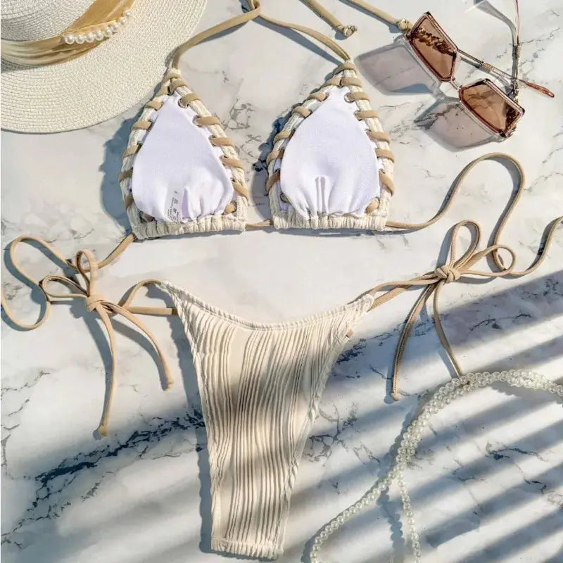 Marvelous Two Piece Swimsuit for Stylish Beach Days - Love Salve